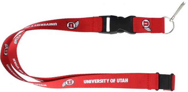 Utah Utes Crimson Lanyard