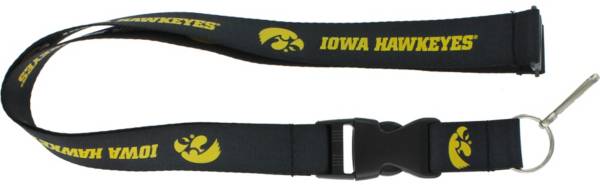 Iowa Hawkeyes Black Lanyard
