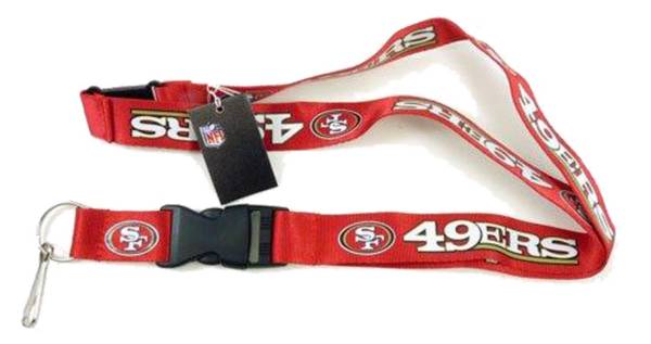 San Francisco 49ers Red Lanyard