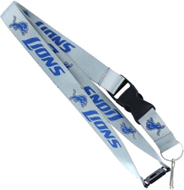 Detroit Lions Grey Lanyard