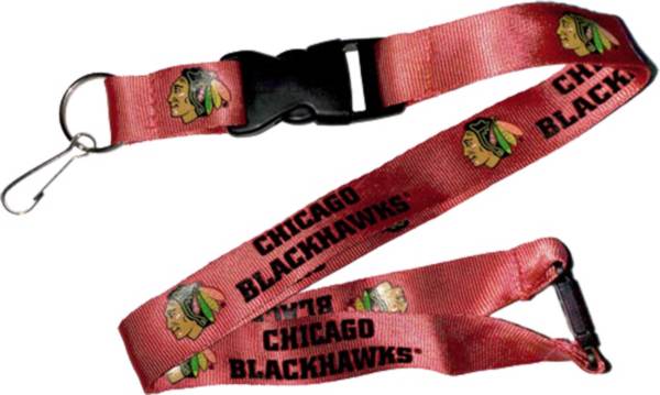 Chicago Blackhawks Red Lanyard