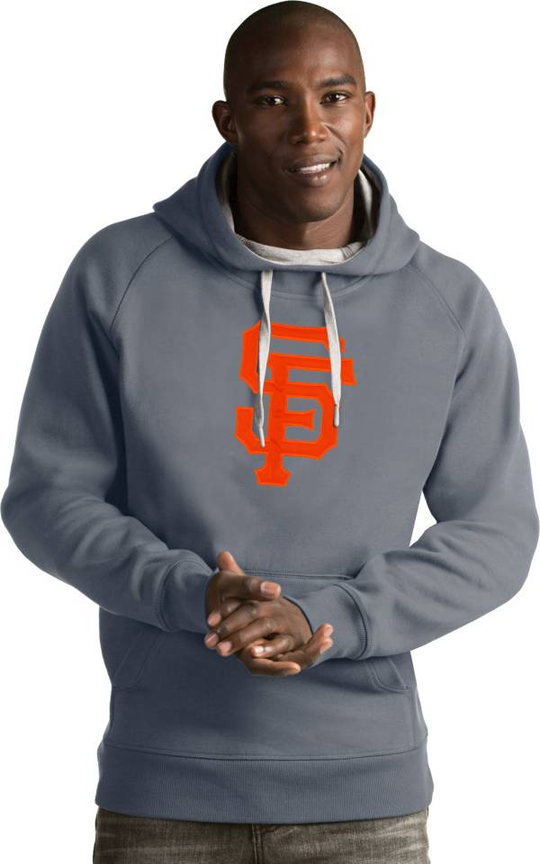 Antigua Men's San Francisco Giants Grey Victory Pullover