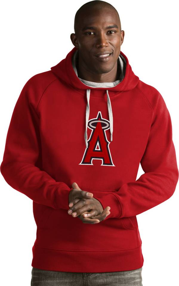 Antigua Men's Los Angeles Angels Red Victory Pullover