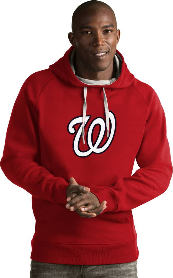 Antigua Men's Washington Nationals Red Victory Pullover