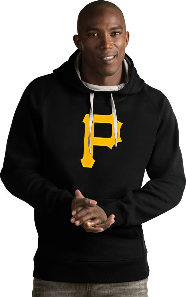 Antigua Men's Pittsburgh Pirates Black Victory Pullover