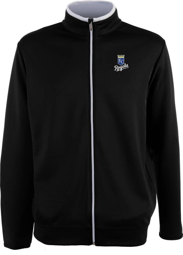 Antigua Men's Kansas City Royals Leader Black Full-Zip Jacket product image