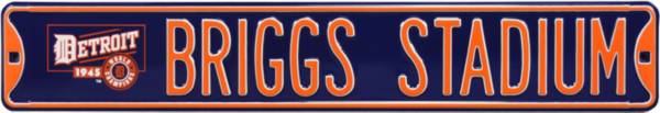 Authentic Street Signs Detroit Tigers ‘Briggs Stadium' Street Sign