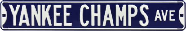 Authentic Street Signs New York Yankees ‘Yankee Champs Ave' Sign