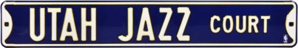 Authentic Street Signs Utah Jazz Court Sign