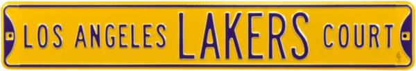 Authentic Street Signs Los Angeles Lakers Court Sign