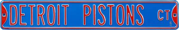 Authentic Street Signs Detroit Pistons Court Sign