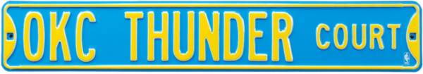 Authentic Street Signs Oklahoma City Thunder Court Sign