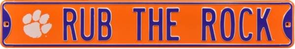 Authentic Street Signs Clemson Tigers ‘Rub the Rock' Street Sign