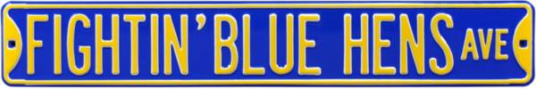 Authentic Street Signs Delaware Fightin' Blue Hens Avenue Sign