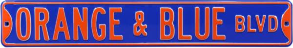 Authentic Street Signs Florida Gators Blvd Orange/Blue Sign