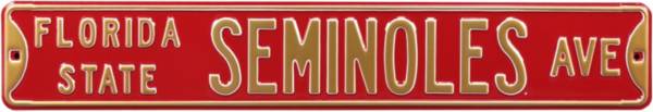 Authentic Street Signs Florida State Seminoles Avenue Garnet Sign