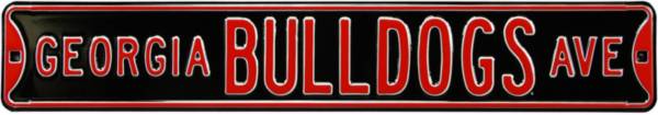 Authentic Street Signs Georgia Bulldogs Avenue Black Sign