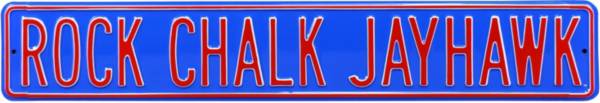 Authentic Street Signs Kansas Jayhawks ‘Rock Chalk Jayhawk' Street Sign