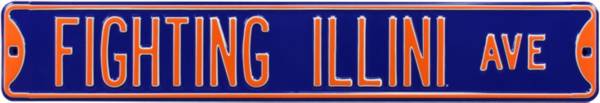 Authentic Street Signs Illinois ‘Fighting Illini Ave' Sign