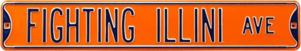 Authentic Street Signs Illinois Fighting Illini Avenue Sign
