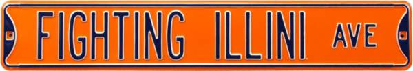 Authentic Street Signs Illinois Fighting Illini Avenue Sign product image