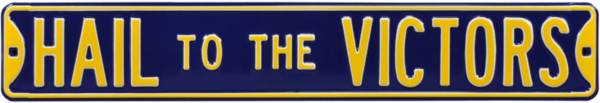 Authentic Street Signs Michigan Wolverines ‘Hail to the Victors' Street Sign