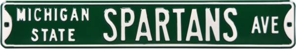 Authentic Street Signs Michigan State Spartans Avenue Sign