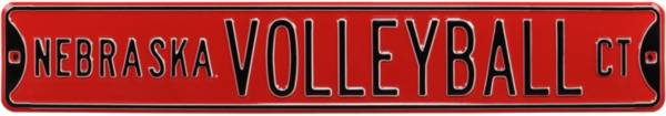 Authentic Street Signs Nebraska Cornhuskers ‘Nebraska Volleyball Ct' Street Sign