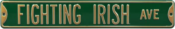 Authentic Street Signs Notre Dame ‘Fighting Irish Ave' Green Sign