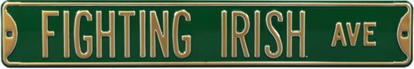 Authentic Street Signs Notre Dame ‘Fighting Irish Ave' Green  Sign product image