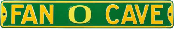 Authentic Street Signs Oregon Ducks ‘Fan Cave' Street Sign