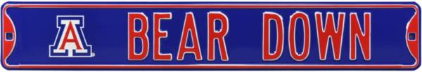 Authentic Street Signs Arizona Wildcats ‘Bear Down' Street Sign