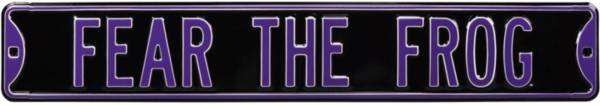 Authentic Street Signs TCU ‘Fear the Frog' Street Sign