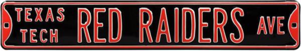 Authentic Street Signs Texas Tech Red Raiders Avenue Black Sign