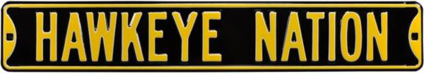 Authentic Street Signs Iowa Hawkeyes ‘Hawkeye Nation' Street Sign