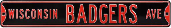 Authentic Street Signs Wisconsin Badgers Avenue Black Sign