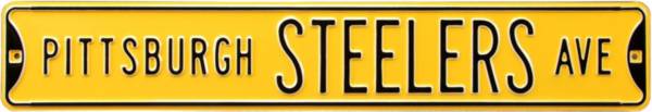 Authentic Street Signs Pittsburgh Steelers Avenue Yellow Sign