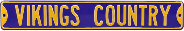 Authentic Street Signs Minnesota Vikings ‘Vikings Country' Street Sign