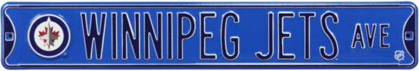 Authentic Street Signs Winnipeg Jets Avenue Blue Sign