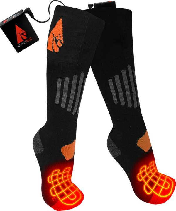 ActionHeat Wool Rechargeable Heated Socks