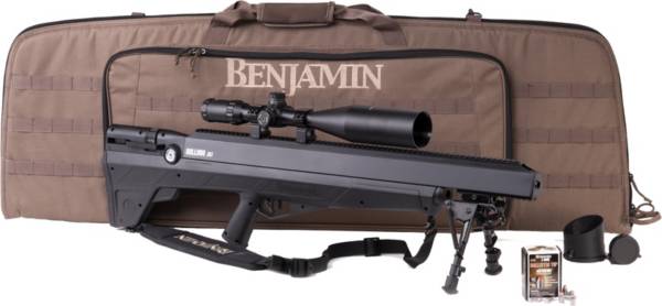 Benjamin Bulldog .357 PCP Air Rifle Package – Black