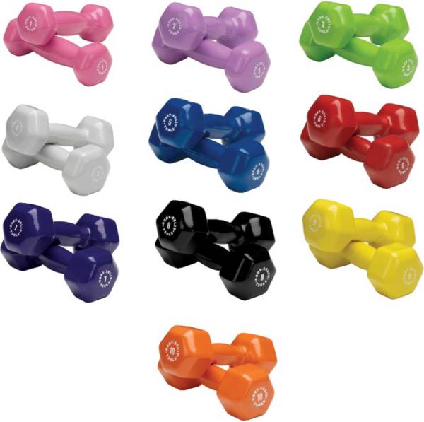 Body Solid 1-10 lb. Vinyl Dumbbell Set