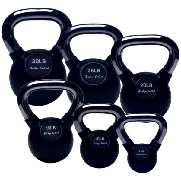 Body Solid KBCS105 Chrome Handle Kettlebell Set