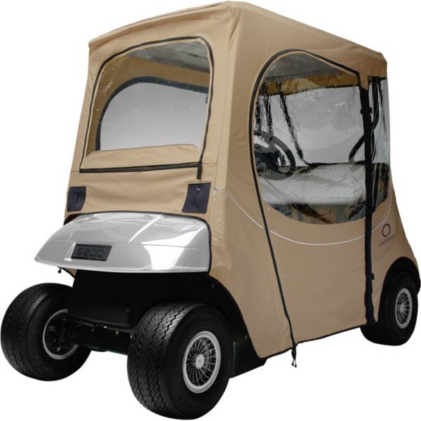 Classic Accessories Fairway E-Z-Go Golf Cart Enclosure - Khaki
