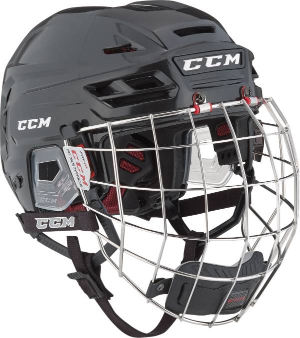 CCM Resistance 110 Ice Hockey Helmet Combo