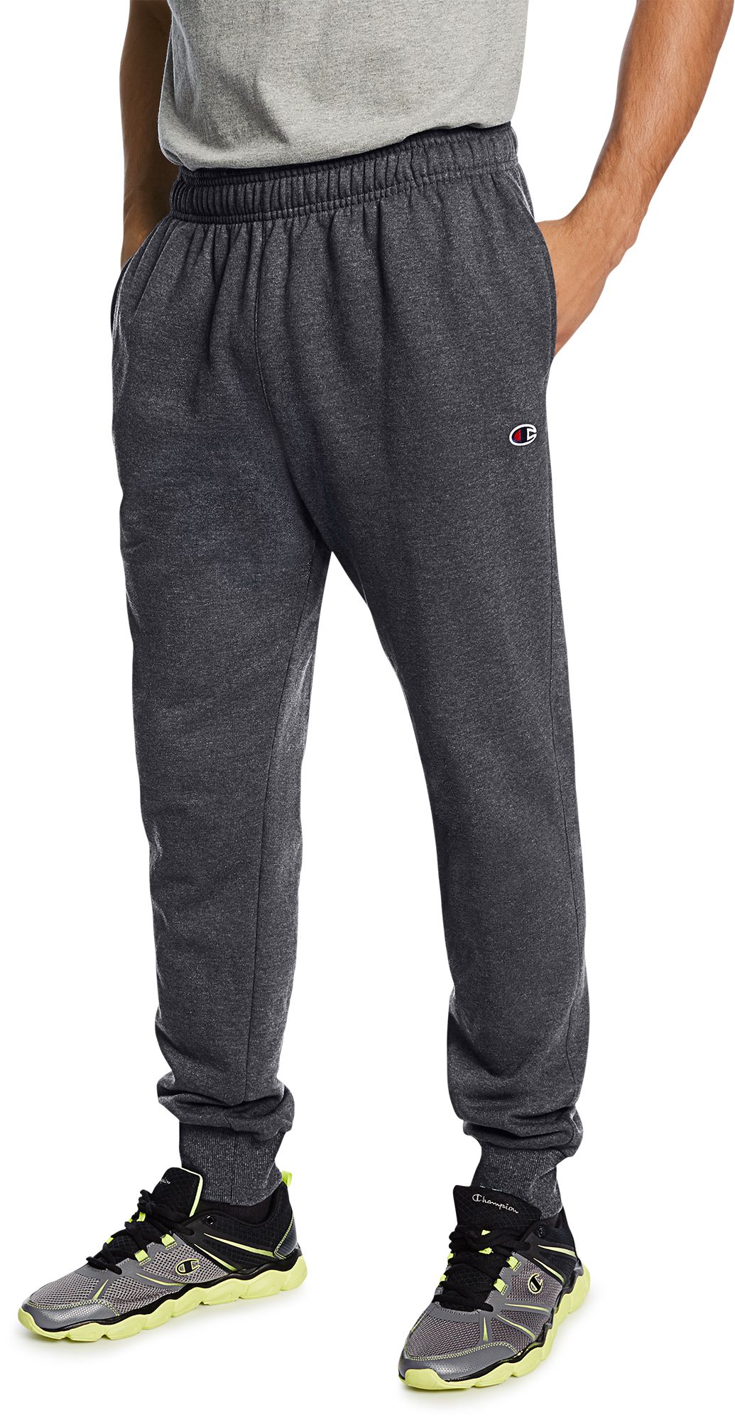 champion men's powerblend fleece joggers