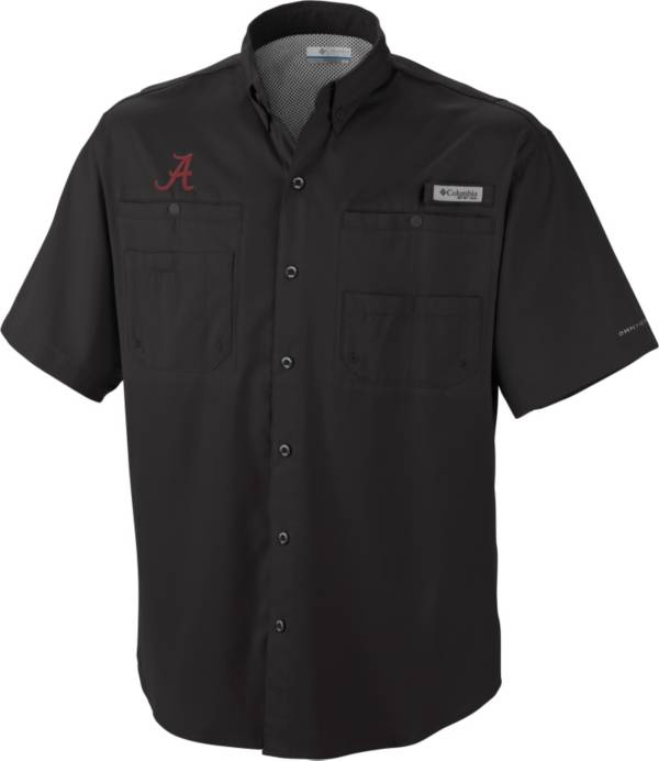 Columbia Men's Alabama Crimson Tide Black Tamiami Performance Shirt