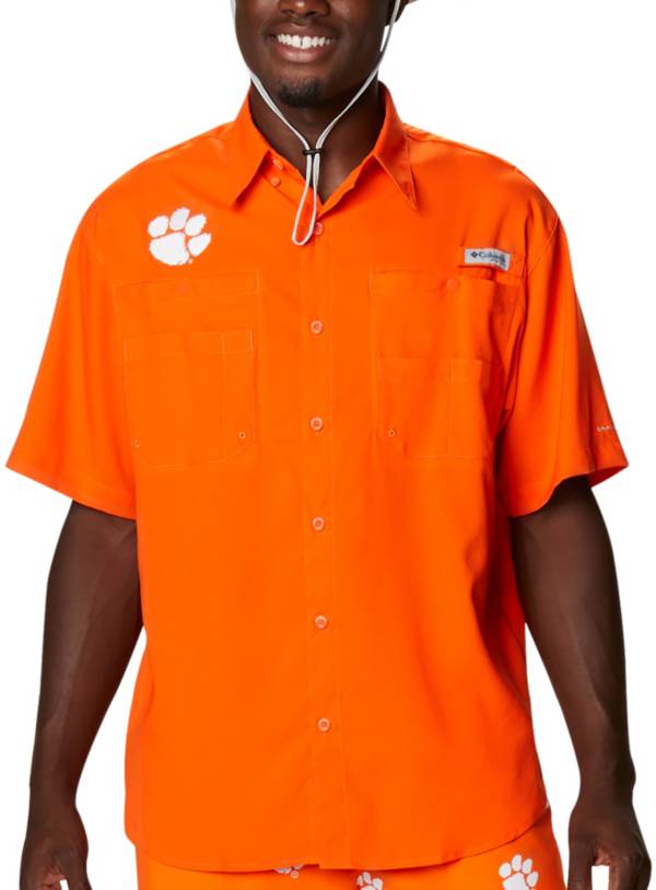 Columbia Men's Clemson Tigers Orange Tamiami Performance Shirt