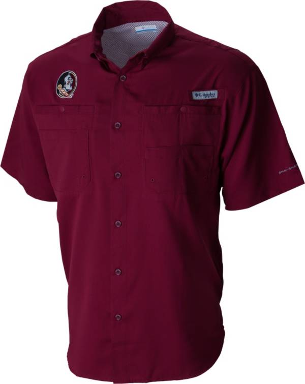 Columbia Men's Florida State Seminoles Garnet Tamiami Performance Shirt ...