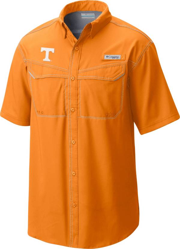 Columbia Men's Tennessee Volunteers Tennessee Orange Low Drag Offshore Short Sleeve Button Down Shirt